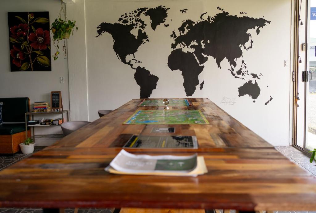 Asha Hostel World Map